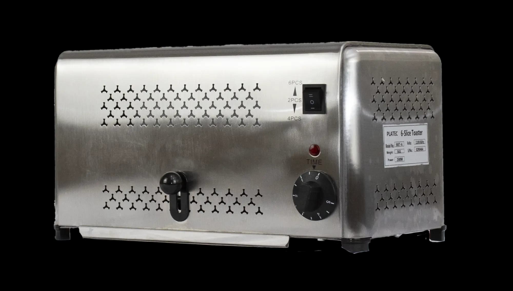 MET-6 TOSTADORA DE PAN ELECTRICA