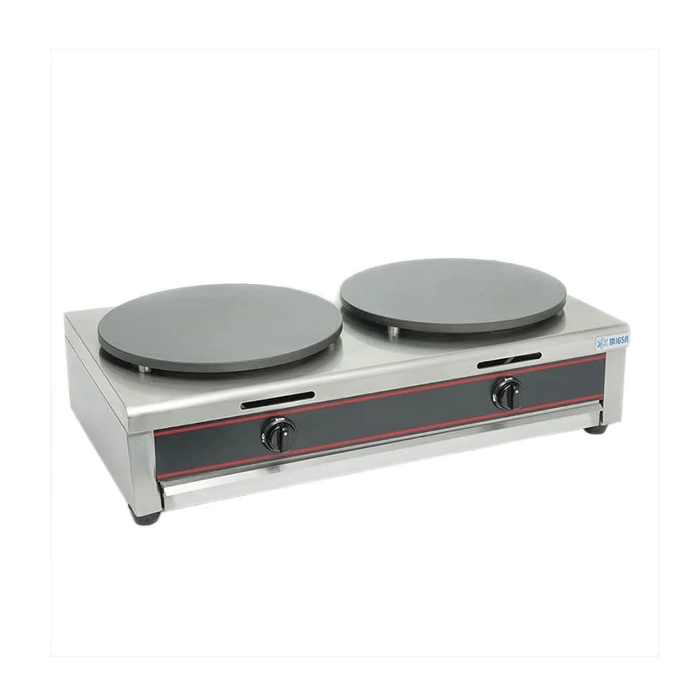 GCM-2 CREPERA A GAS DE 2 PLANCHAS