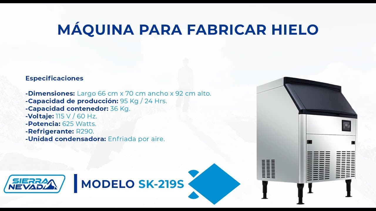 SK-219S FABRICA DE HIELO 110V/60HZ
