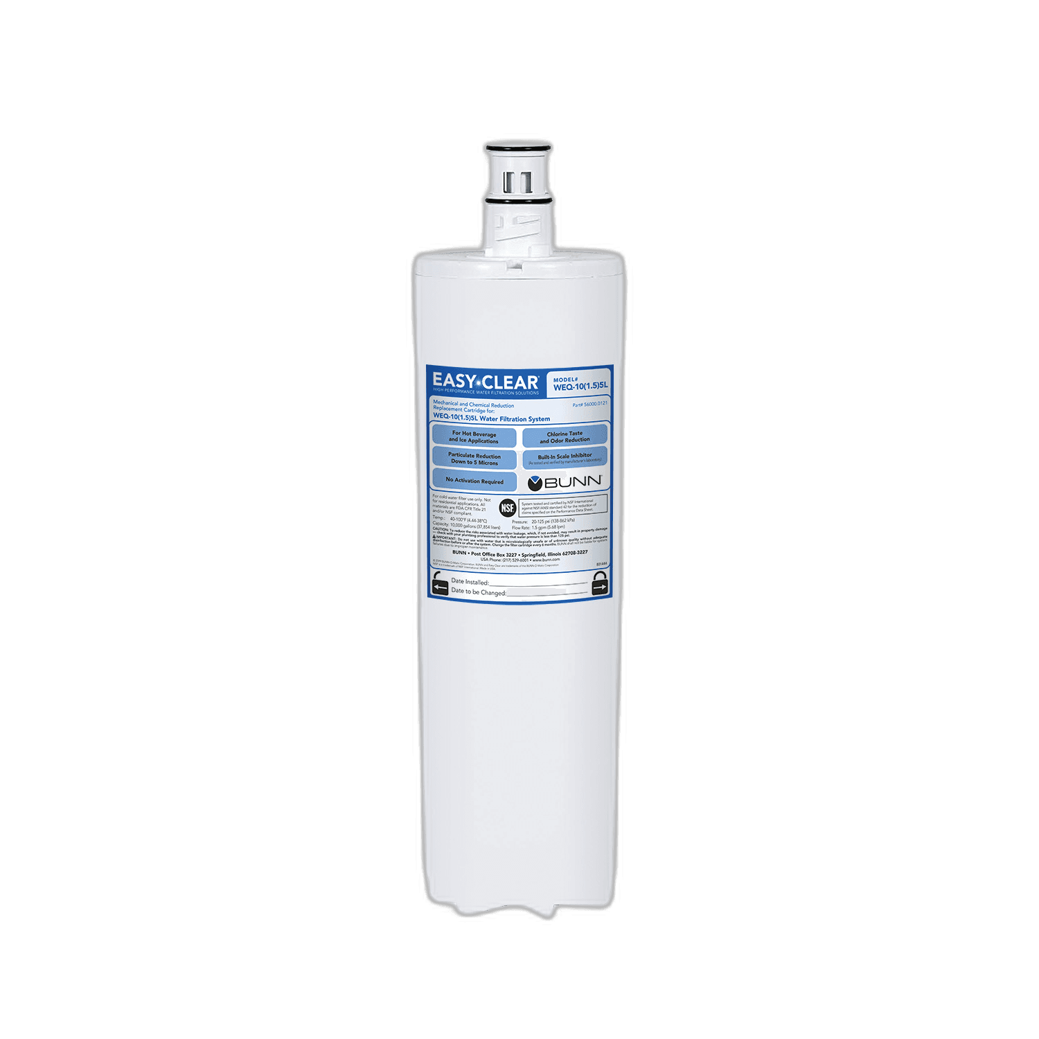 (56000.0121) WEQ-10(1.5)5L FILTRO DE AGUA